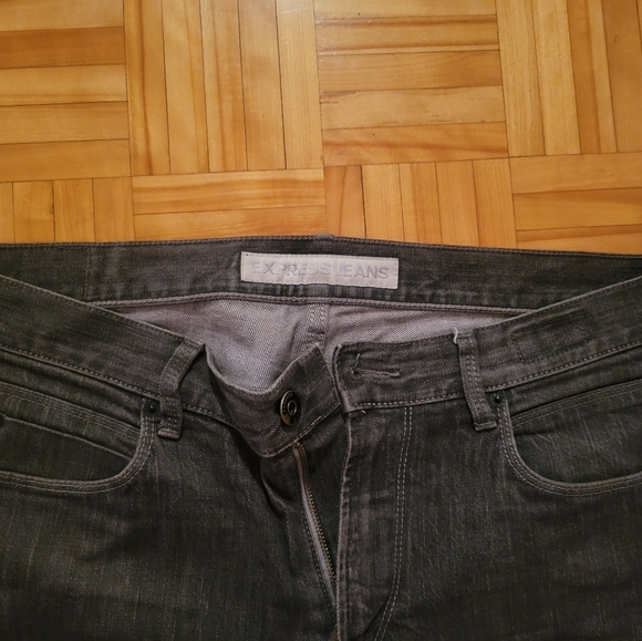 Men's grey Express jeans - Picture 2 of 3